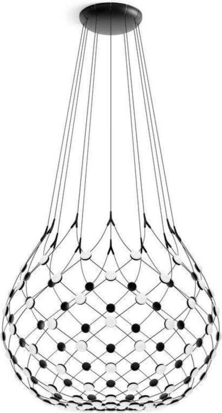 Mesh Wireless hengelampe, Ø 100 cm, 5 m, Bluetooth