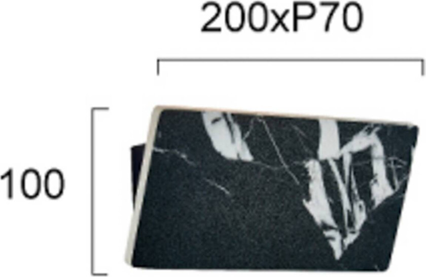 LED-vegglampe Selena, bredde 20 cm, svart, kunststein