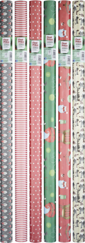 Julepapir Kraft 5mx70cm