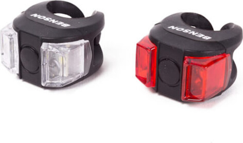 Sykkellykt LED 2 stk silikon proff
