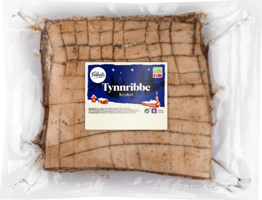 Svin Tynnribbe Krydret Ca3kg
