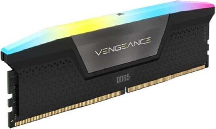 Vengeance RGB DDR5-5200 - 8GB - CL40 - Single Channel (1 pcs) - Intel XMP - Svart med RGB