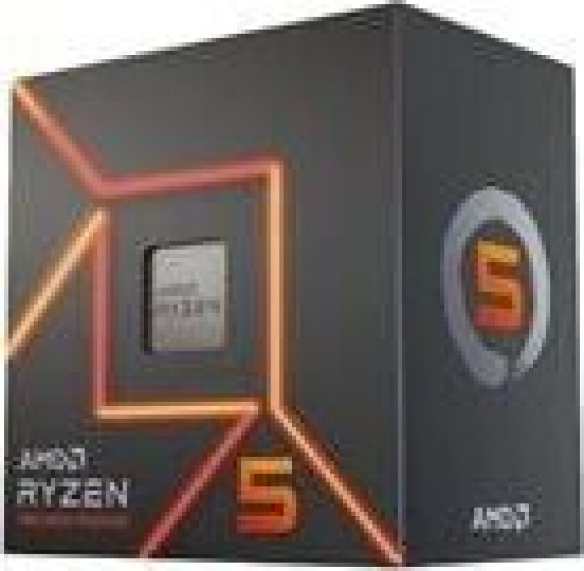 CPU Ryzen 5 7600 3,8 GHz 6 kärnor AM5 (TRAY - med kylare)