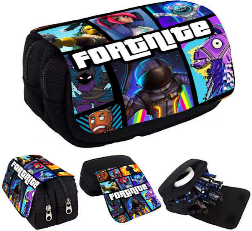 F-ortnite Penal Skoleblyanter Veske Stor Kapasitet Penal Tilbehør Kosmetikkvesker B