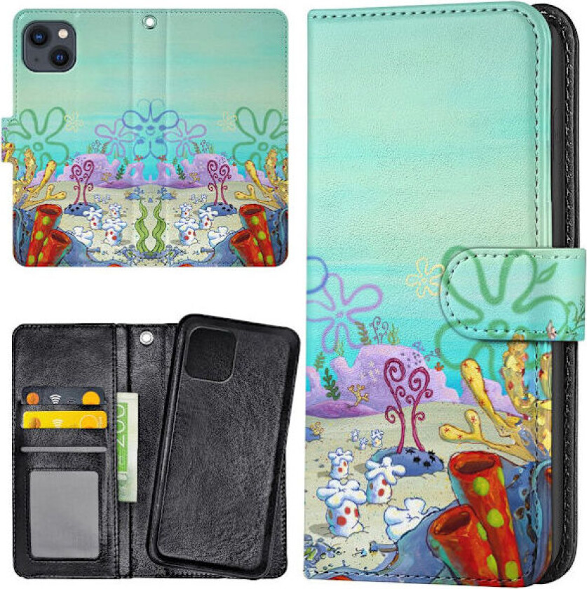 iPhone 13 - Lommebok Deksel Svampebob