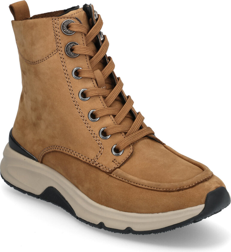 Rollingsoft Laced Ankle Boot - Brown - 36