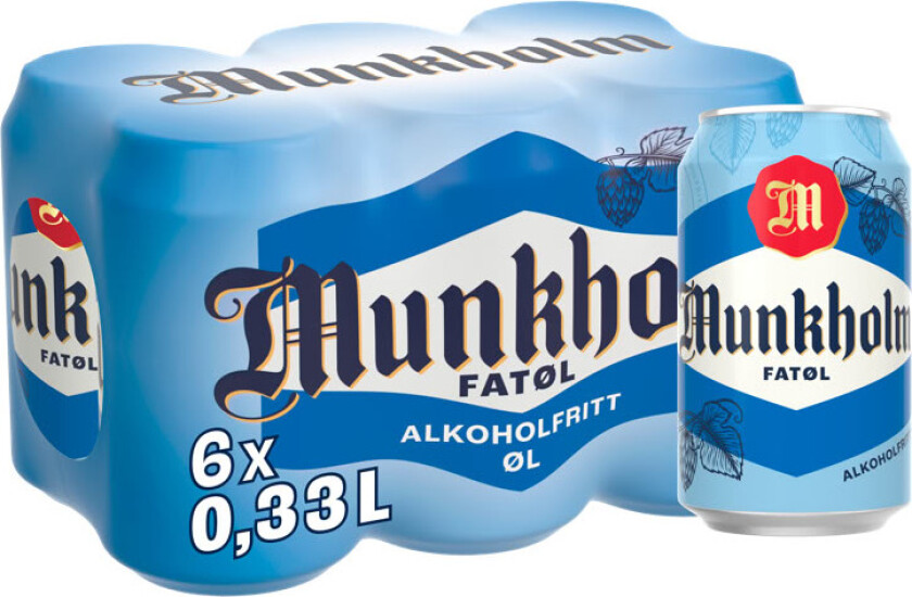 Bilde av Munkholm Fatøl 0,33lx6 boks