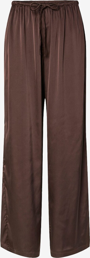 Bukser pcNanina MW Straight Pants Wvn D2d/ - Brun