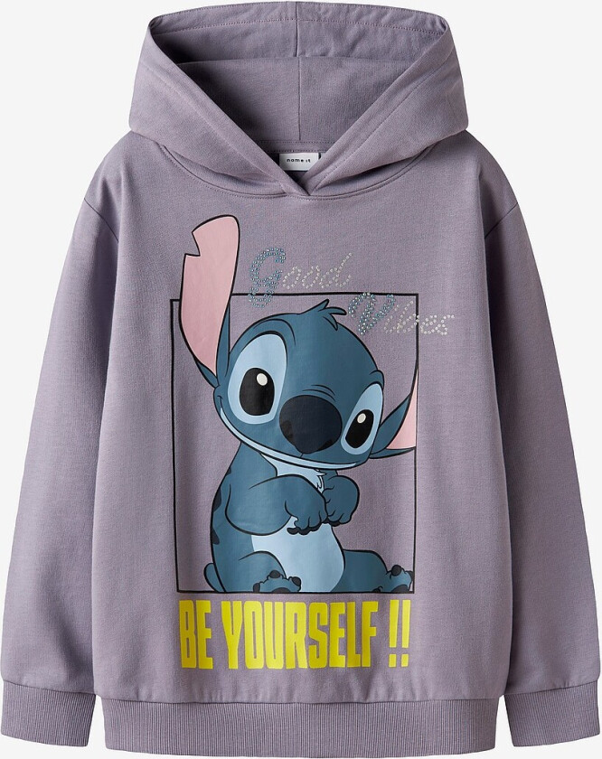Hettegenser nkfDys Stitch WH - Rosa