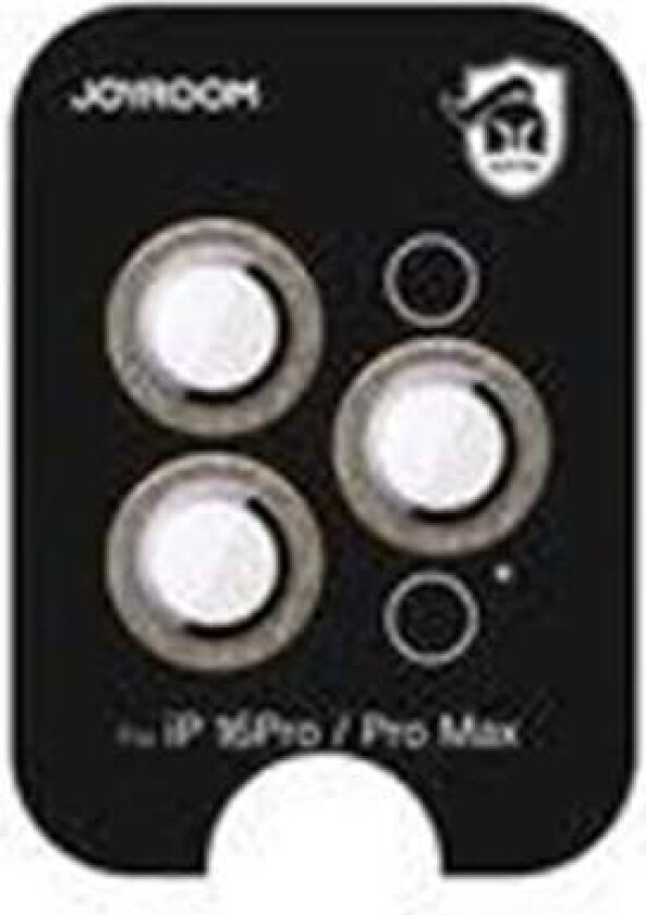 JR-MFY0263 Glass Screen Protector for iPhone 16 Pro/16 Pro Max Lenses - Brown