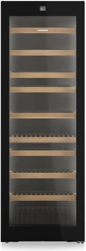 Vinidor WPgbi 7472-20 001 Frittstående vinkjøler Svart glass