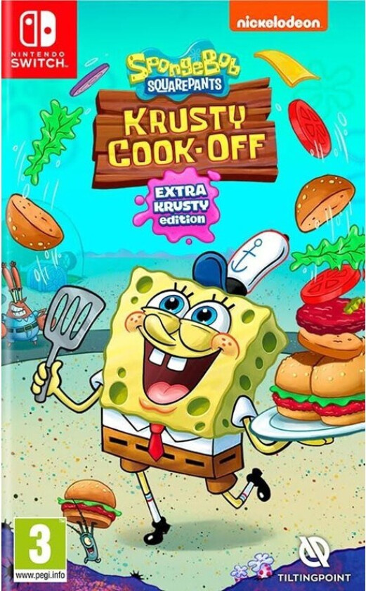 SpongeBob Squarepants: Krusty Cook-Off - Extra Krusty Edition (Code in a Box) - Nintendo Switch - Strategi