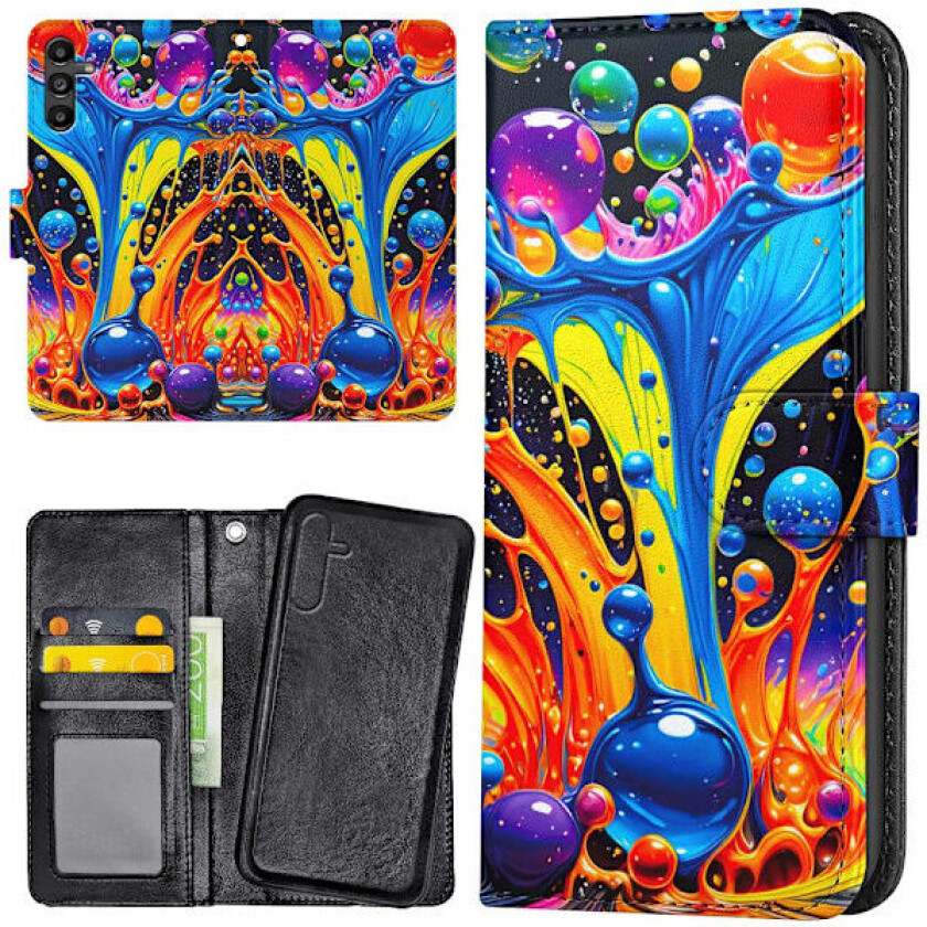 Samsung Galaxy A17 5G - Lommebok Deksel Abstract