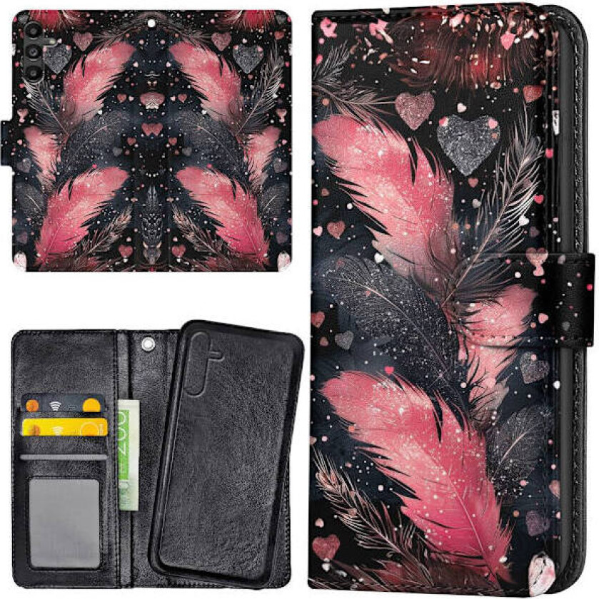 Samsung Galaxy A56 5G - Lommebok Deksel Feathers
