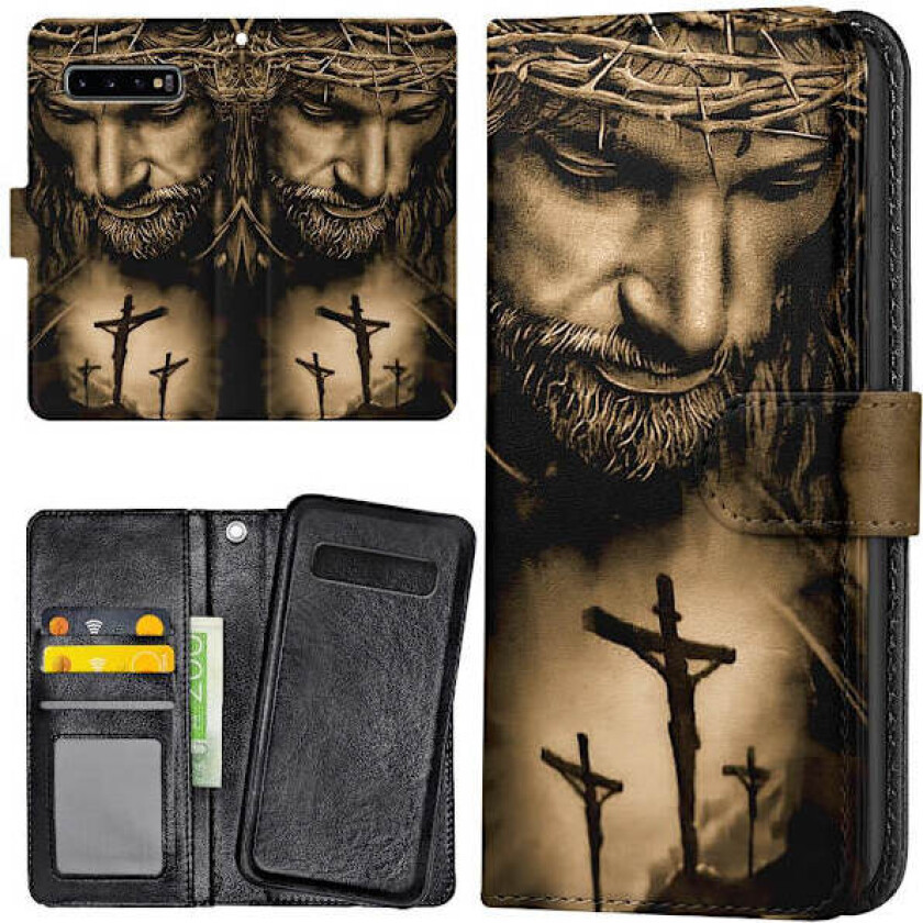 Samsung Galaxy S10 Plus - Lommebok Deksel Jesus