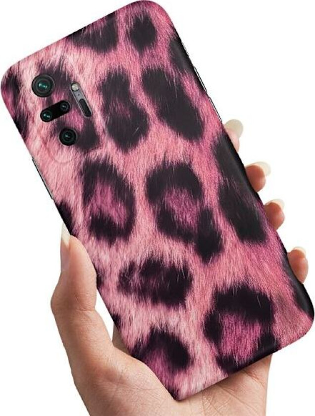 Xiaomi Redmi Note 10 Pro - Deksel/Mobildeksel Pink Leopard