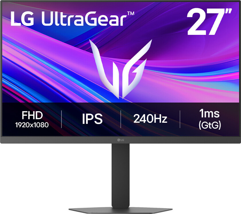 UltraGear 27G440A PC-skjerm - 27", Full HD, 240Hz, IPS, 1ms, Svart