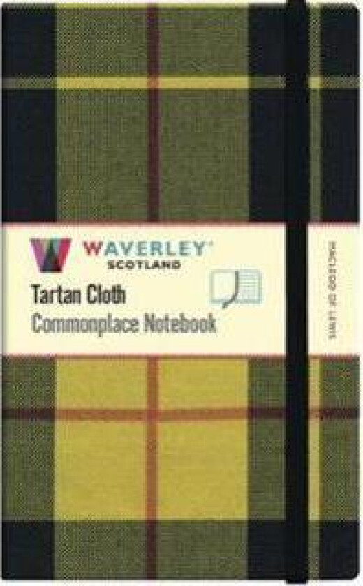 Waverley Notebooks: Macleod of Lewis Tartan Cloth Commonplace Large Notebook