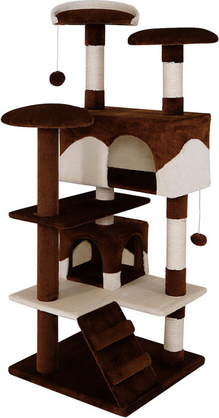 klorestativ, 130 cm - brun/beige