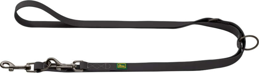 HUNTER Justerbar hundebånd Havana Mini, svart - 200 cm langt, 15 mm bredt