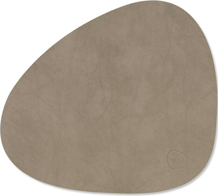 Lind Dna Curve Spisebrikke Nupo 24x28 Cm - Bordbrikker & Glassunderlegg Skinn Nomad Grey - 990233