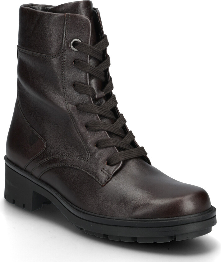 Laced Ankle Boot - Brown - 36