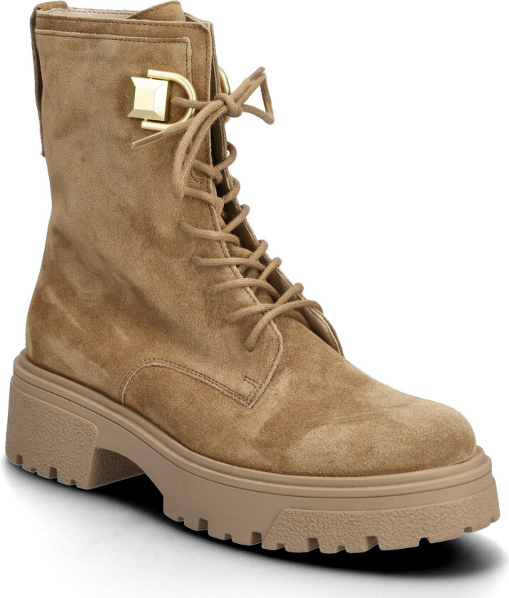 Laced Ankle Boot - Beige - 39