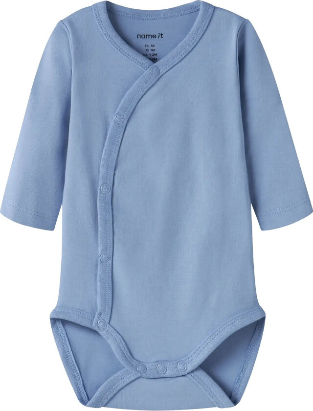 Nbmvrolle Ls Wrap Body - Blue - 80