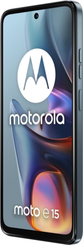 Moto E15 - 4G smarttelefon - dobbelt-SIM - RAM 2 GB / Internminne 64 GB - microSD slot - LCD-display - 6.67 - 1604 x 720 piksler (90 Hz) - rear camera 32 MP - front camera 8 MP - disblå