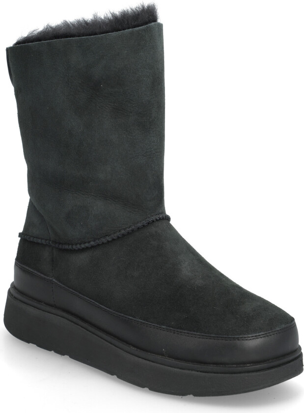 Gen-Ff Short Double-Faced Shearling Boots - Black - 38