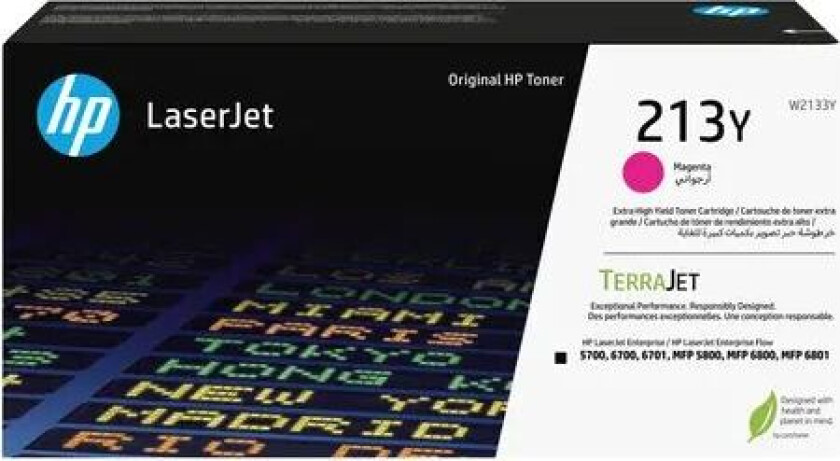 213Y / W2133Y - Magenta Toner - Extra High Yield - Laser toner Rød
