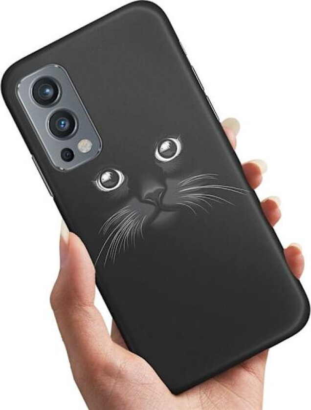 OnePlus Nord 2 5G - Deksel/Mobildeksel Svart Katt