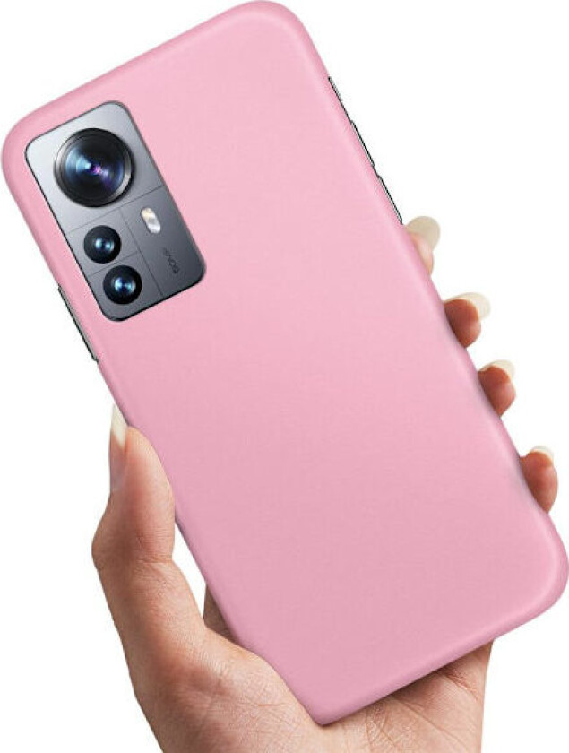 Xiaomi 12 Pro - Deksel/Mobildeksel Lyserosa