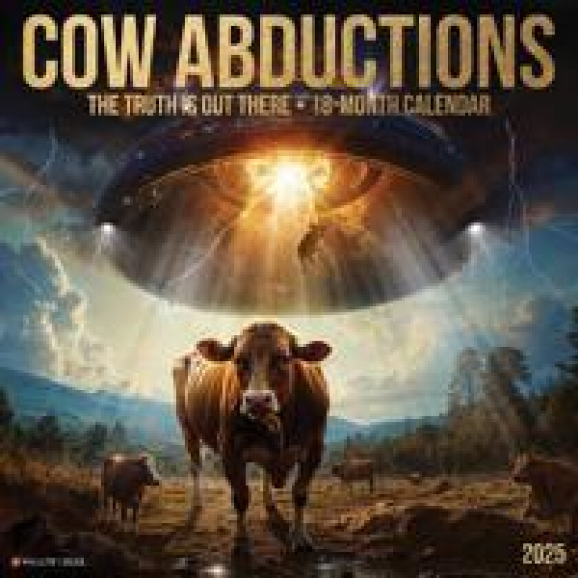 Cow Abductions 2026 Wall Calendar