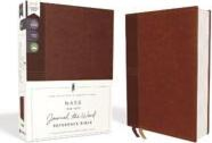 NASB, Journal the Word Reference Bible, Leathersoft over Board, Brown, Red Letter, 1995 Text, Comfort Print