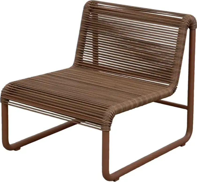 Al Dente lenestol Weave Desert red