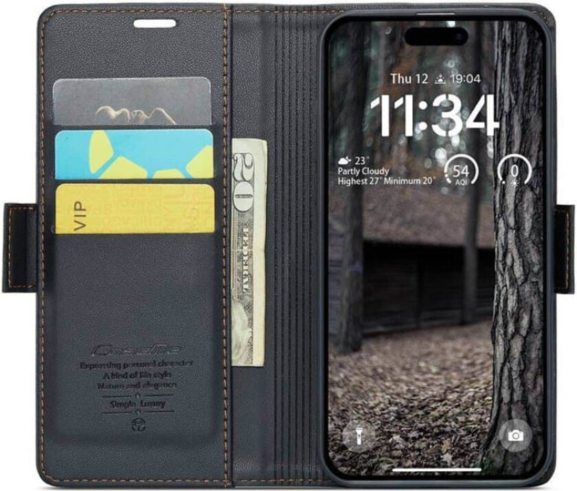 CaseMe mobildeksel 023 Apple iPhone 16 Plus - Svart