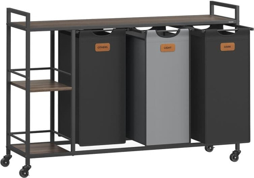 Skittentøyskurv, 117x33x80.5 cm, Brun