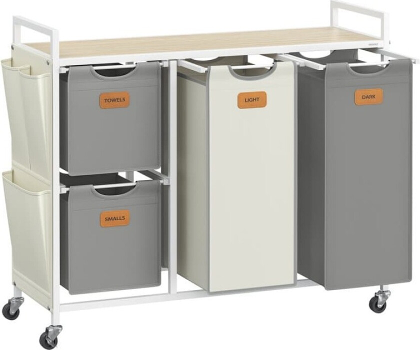 Skittentøyskurv, 98,6x33x80,5 cm, Beige