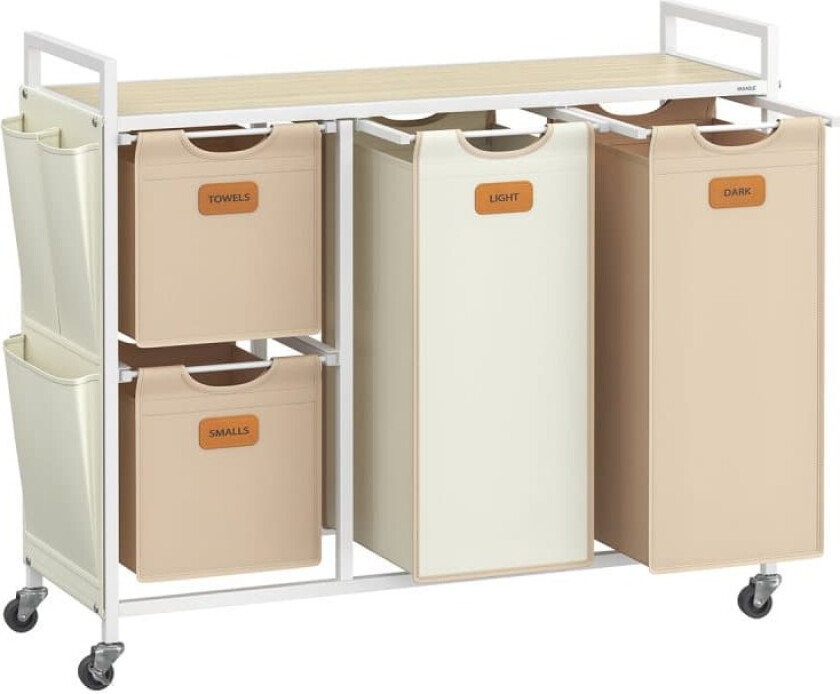 Skittentøyskurv, 98,6x33x80,5 cm, Beige