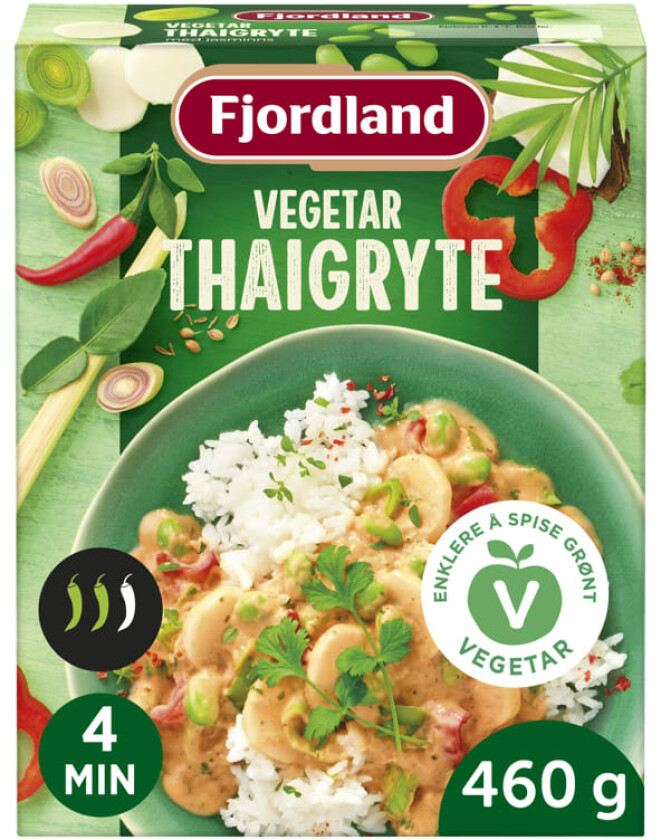 Fjordland Thaigryte Vegetar med Ris 460g