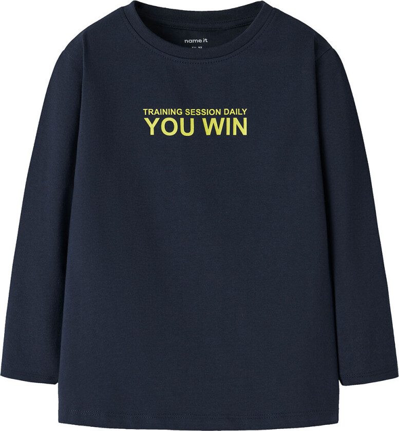 Genser - NmmTaft - Navy Blazer - - 6 år (116) - Genser