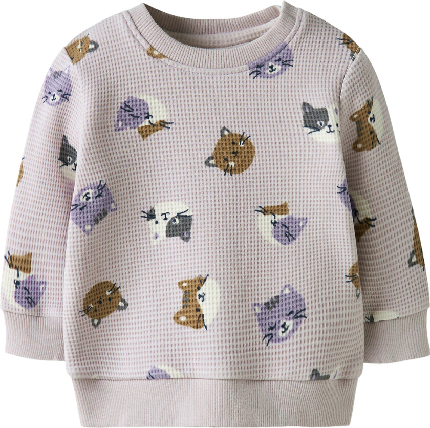 Genser - NbfTammie - Lilac Marble - - 1 år (80) - Genser