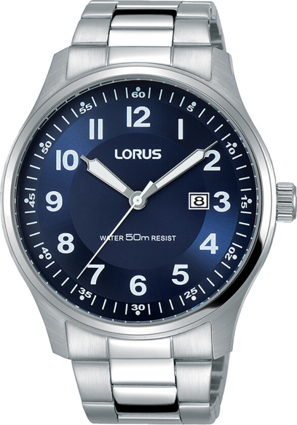 Mens RH937HX9 - Kvarts - Sølv - Herreklokker - Rustfritt stål - ledd m/pin - Mineral