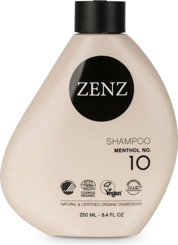 Zenz Organic Menthol 10 Shampoo 250ml