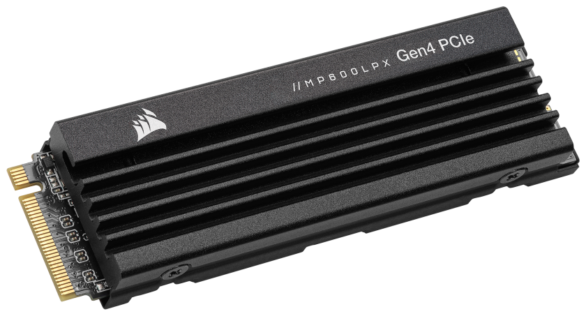 CORSAIR MP600 PRO LPX PCIe Gen4 x4 NVMe M.2 SSD - 8TB - Black