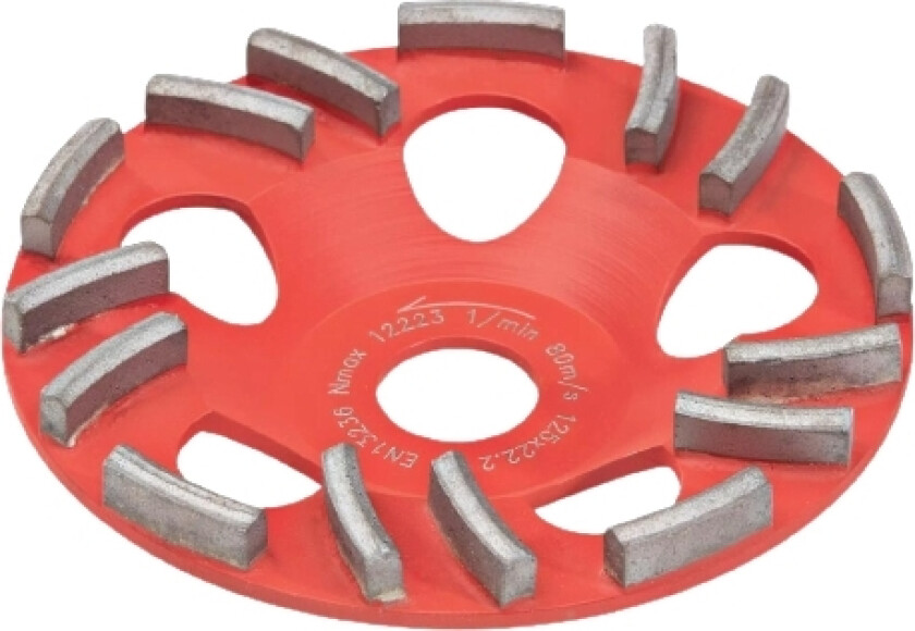 Flex 359394, Metallkuttende skive, Betong, Stein, Diamant, Flex, LD 16-8 125 R, Kit TH-Jet LD 16-8 125 R, Kit Turbo-Jet II LD 18-7 125 R, Kit TH-Jet LD 18-7 125 R,..., Rød