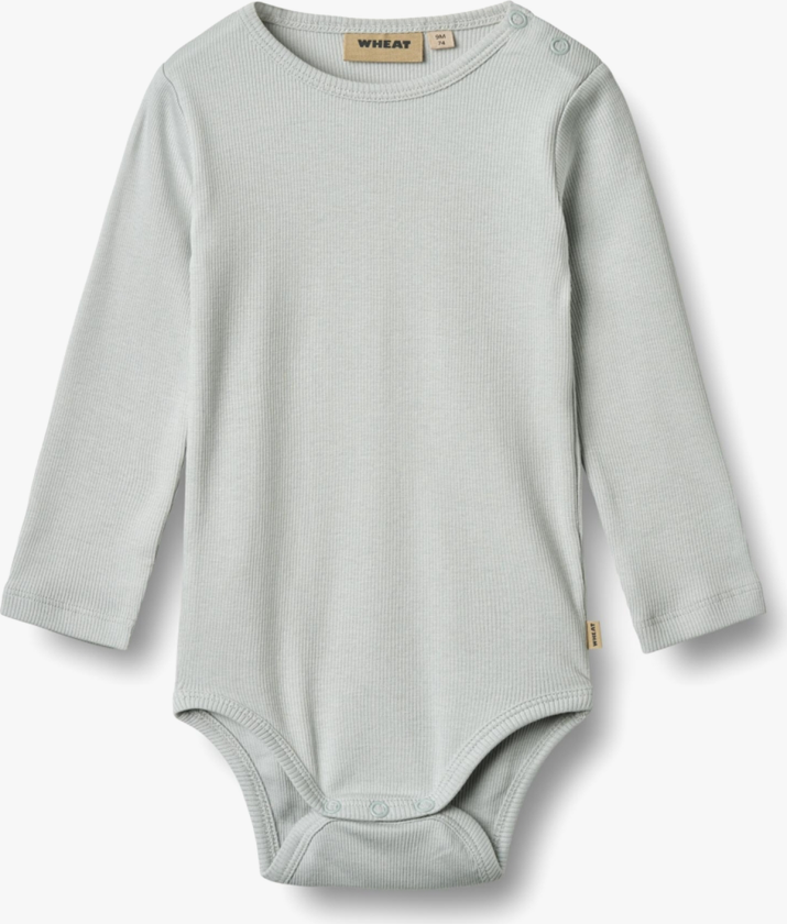 Rib Body Long Sleeve Spencer - Blå - Barn - Body