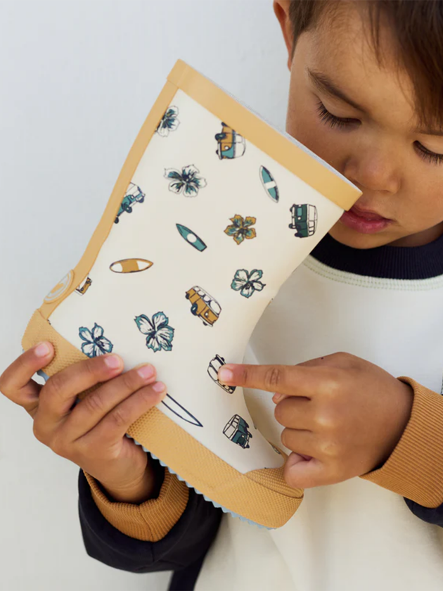 Rubber Boot Muddy - Beige - Barn - Støvler - Gummistøvler