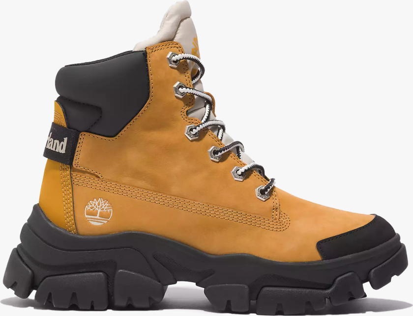 Adley Way HGH Top Lace Up Sneaker - Beige - Dame - Sko - Boots